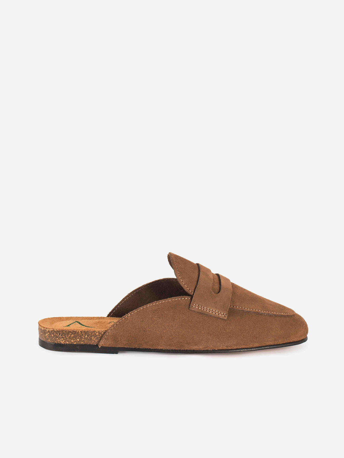 MULE LAUREN Serraje Marrón Oscuro